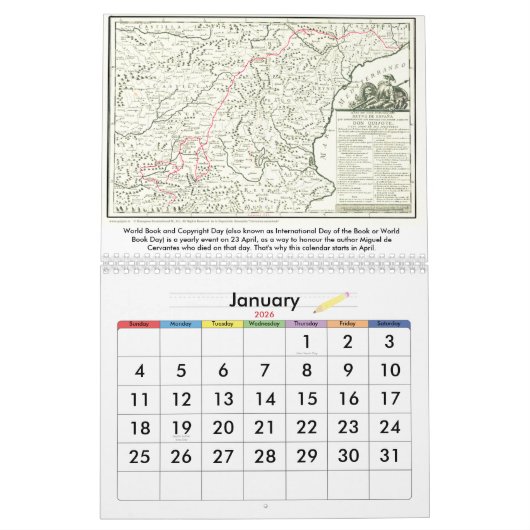 DON QUICHOTE - Kalender - Calendario (Jan 2026)