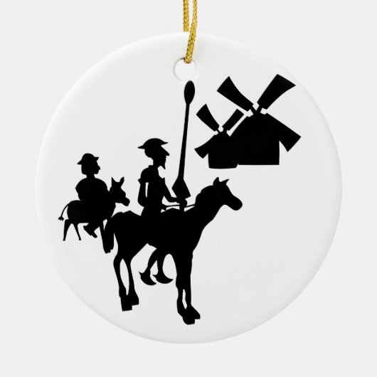 Don Quichote Keramikornament (Vorne)