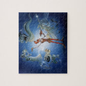 Don Quichote Laubsägen-Cartoon Puzzle (Vertikal)