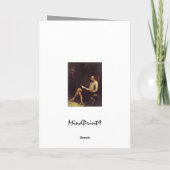 Don Quichote Lesung Dankeskarte (Rückseite)