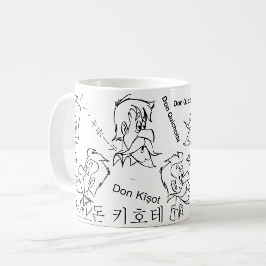 DON QUICHOTE - Tasse taza (Vorderseite Links)
