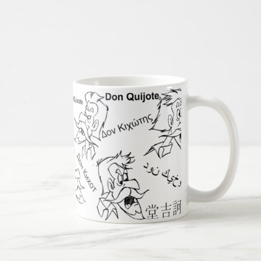 DON QUICHOTE - Tasse taza (Rechts)