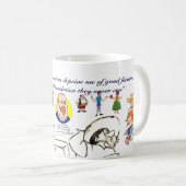DON QUICHOTE u. FREUNDE (400 Jahre) Kaffeetasse (VorderseiteRechts)