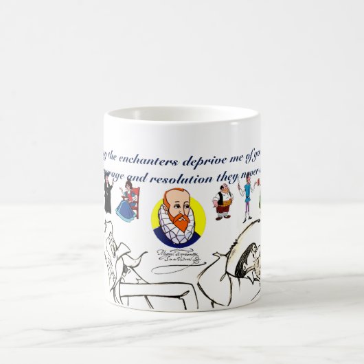 DON QUICHOTE u. FREUNDE (400 Jahre) Kaffeetasse (Mittel)
