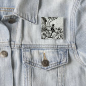 Don Quichote und die Windmühlen Button (Beispiel)