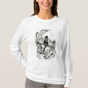 Don Quichote und die Windmühlen T-Shirt