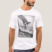 Don Quichote und die Windmühlen T-Shirt (Vorderseite)