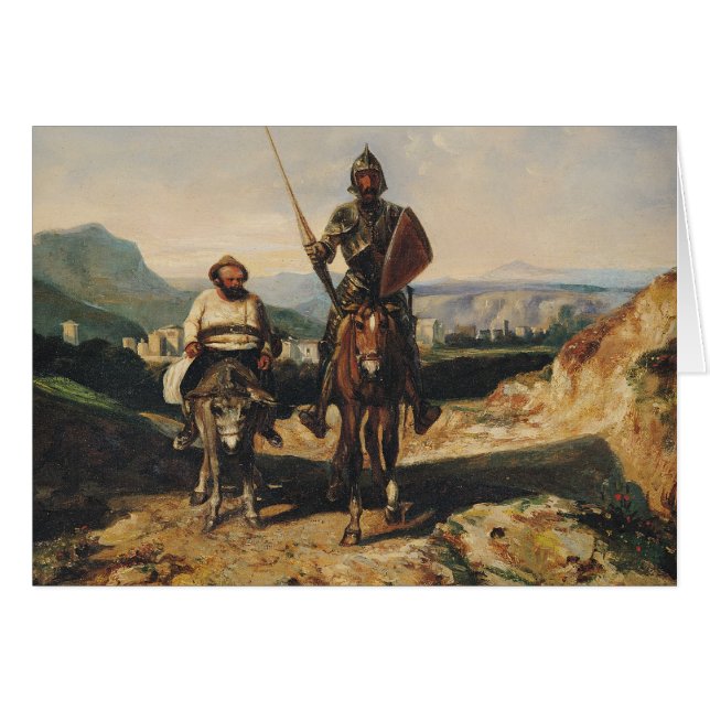 Don Quichote und Sancho (Vorderseite (Horizontal))