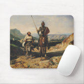 Don Quichote und Sancho Mousepad (Mit Mouse)