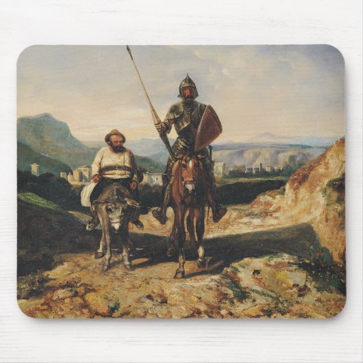 Don Quichote und Sancho Mousepad (Vorne)