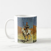 Don Quichote und Sancho Panza durch Daumier Honoré Kaffeetasse (Links)
