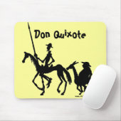Don Quichote und Sancho Panza grafische Kunst Mousepad (Mit Mouse)
