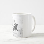 Don Quichote und Sancho Panza Kaffeetasse (VorderseiteRechts)