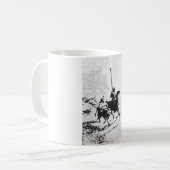 Don Quichote und Sancho Panza Kaffeetasse (Vorderseite Links)