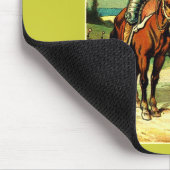 Don Quichote und Sancho Panza Mousepad (Ecke)