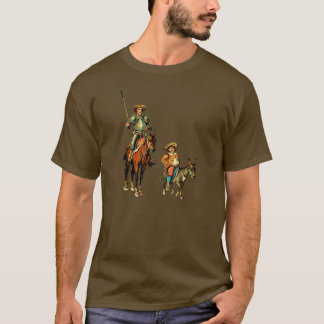 Don Quichote und Sancho Panza T-Shirt