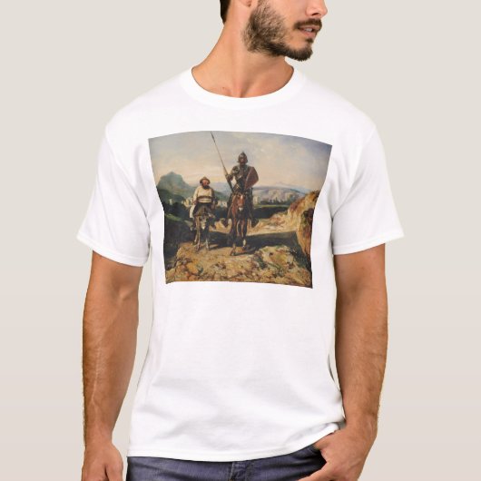 Don Quichote und Sancho T-Shirt (Vorderseite)