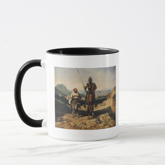 Don Quichote und Sancho Tasse (Links)