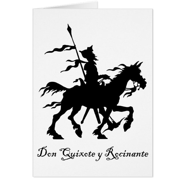 Don Quichote y Rocinante (Vorne)