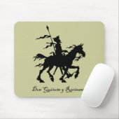 Don Quichote y Rocinante Mousepad (Mit Mouse)