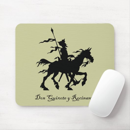 Don Quichote y Rocinante Mousepad (Mit Mouse)