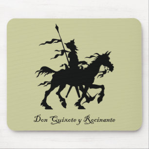 Don Quichote y Rocinante Mousepad