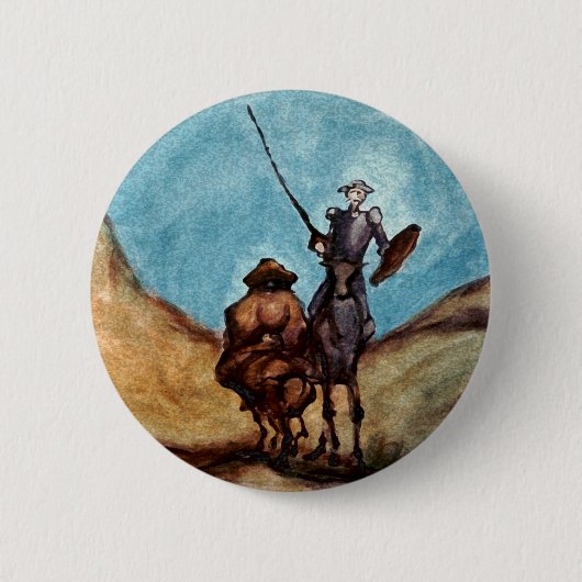 Don Quichotte Button (Vorderseite)