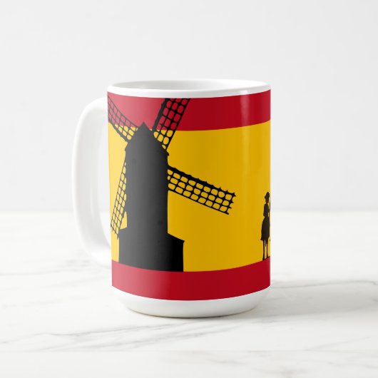 Don Quijote / Don Quixote Kaffeetasse (Vorderseite Links)