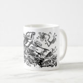 Don Quijote durch José Guadalupe Posada Kaffeetasse (VorderseiteRechts)