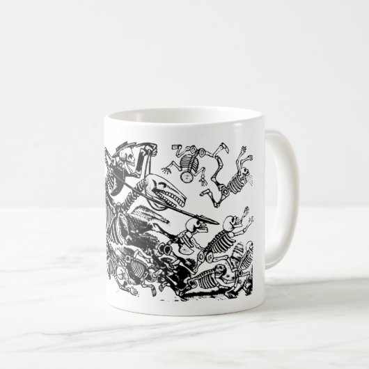 Don Quijote durch José Guadalupe Posada Kaffeetasse (VorderseiteRechts)