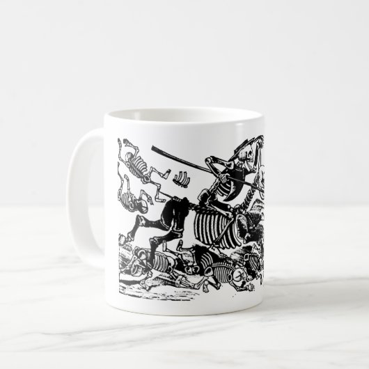 Don Quijote durch José Guadalupe Posada Kaffeetasse (Vorderseite Links)