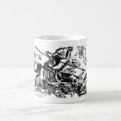 Don Quijote durch José Guadalupe Posada Kaffeetasse (Mittel)
