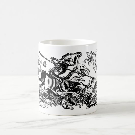 Don Quijote durch José Guadalupe Posada Kaffeetasse (Mittel)