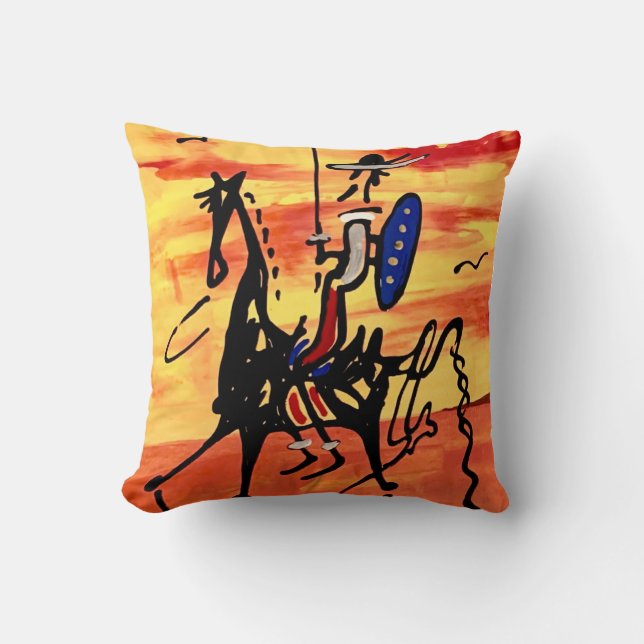 Don Quijote Kissen (Vorderseite)