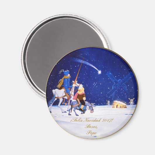 DON QUIJOTE - Magnet (Vorderseite/Rückseite)