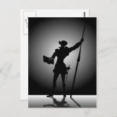 Don Quijote Postkarte (Vorne/Hinten)