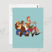 DON QUIJOTE & SANCHO - 400 Jahre Postkarte (Vorne/Hinten)