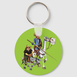 DON QUIJOTE, SANCHO,..- Llavero-Cervantes Schlüsselanhänger