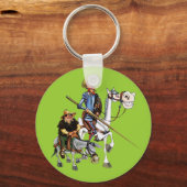 DON QUIJOTE, SANCHO,..- Llavero-Cervantes Schlüsselanhänger (Vorderseite)