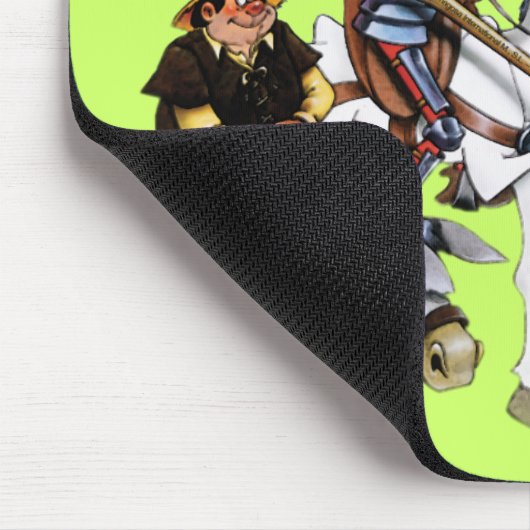 DON QUIJOTE, SANCHO, ROCINANTE y RUCIO - Cervantes Mousepad (Ecke)