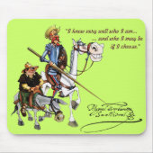 DON QUIJOTE, SANCHO, ROCINANTE y RUCIO - Cervantes Mousepad (Vorne)