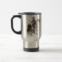 DON QUIJOTE, SANCHO, Taza - Cervantes-Tasse