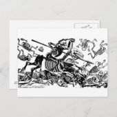 Don Quijote von José Guadalupe Posada Postkarte (Vorne/Hinten)