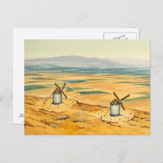DON QUIXOTE - Animation Background (1979) Postkarte (Vorne/Hinten)