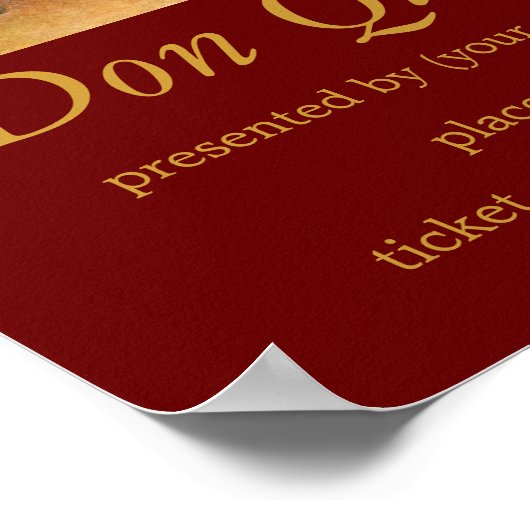 Don Quixote Ballet Art Poster (Ecke)