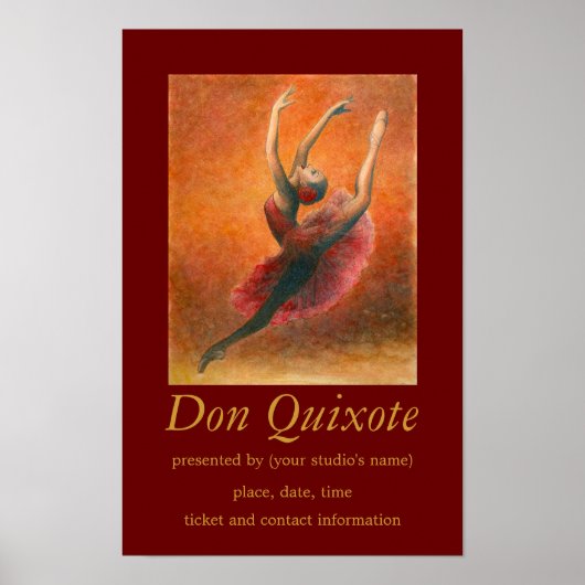 Don Quixote Ballet Art Poster (Vorne)