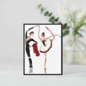 DON QUIXOTE BALLETTENPOSTKARTE, BALLETTANKERIN POSTKARTE (Stehend Vorderseite)