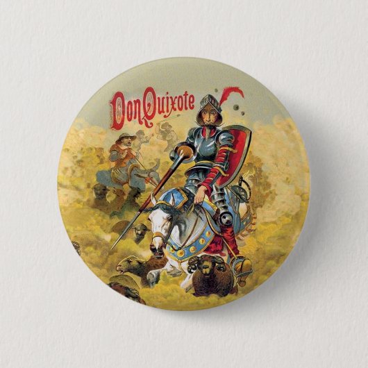 Don Quixote Button (Vorderseite)