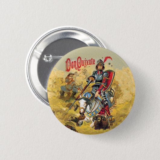 Don Quixote Button (Vorne & Hinten)