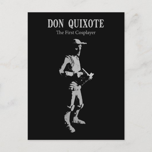 Don Quixote - der erste Cosplayer Postkarte (Vorderseite)